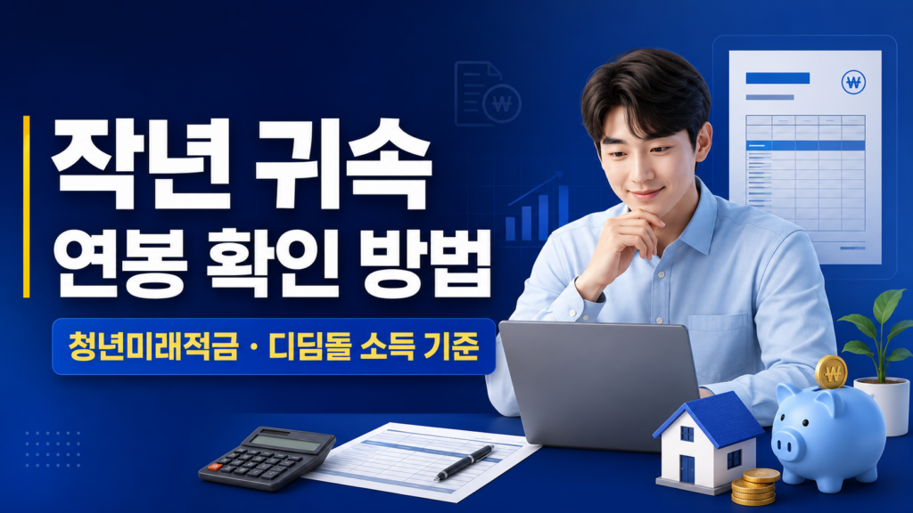 연봉 확인